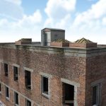 Old Factory Ruin Low Poly 137
