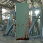 Old File Cabinet with Rust and degradation