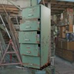 Old File Cabinet with Rust and degradation