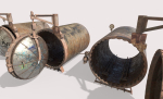 Old Industrial Treatment Machine