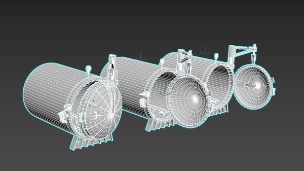 Old Industrial Treatment Machine