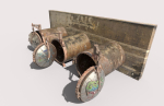 Old Industrial Treatment Machine