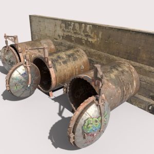 Old Industrial Treatment Machine