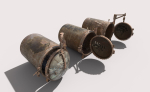 Old Industrial Treatment Machine