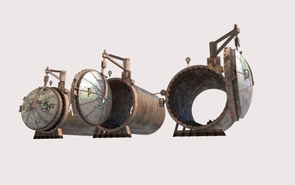 Old Industrial Treatment Machine