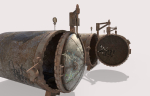 Old Industrial Treatment Machine