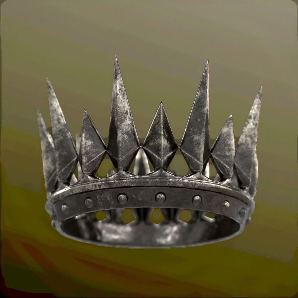 Old Medieval Dark Crown