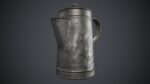 Old Metal Coffee Carafe With Cup PBR Game Ready