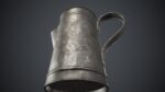 Old Metal Coffee Carafe With Cup PBR Game Ready