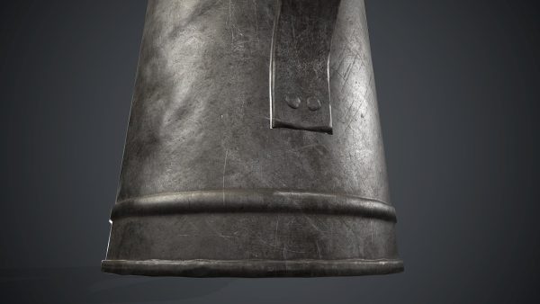Old Metal Coffee Carafe With Cup PBR Game Ready