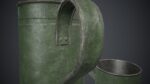 Old Metal Coffee Carafe With Cup PBR Game Ready