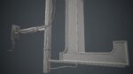 Old Metal Hotel Sign PBR Game Ready