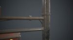 Old Metal Hotel Sign PBR Game Ready
