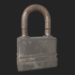 Old metal Lock