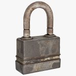Old metal Lock