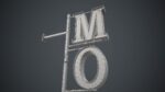Old Metal Motel Sign PBR Game Ready