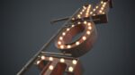 Old Metal Motel Sign PBR Game Ready