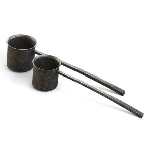 Old Metal Scoops