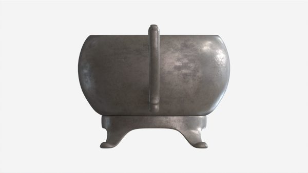 Old Metal Sugar Bowl