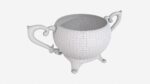 Old Metal Sugar Bowl