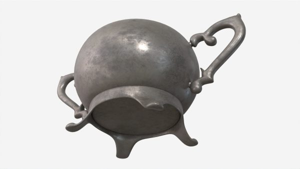 Old Metal Sugar Bowl