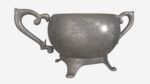 Old Metal Sugar Bowl