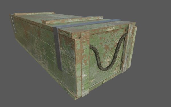 Old military crate