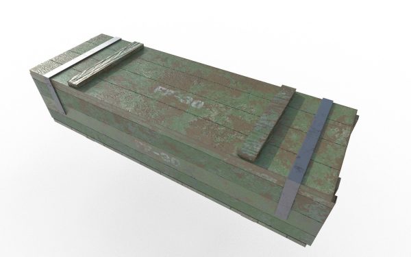 Old military crate