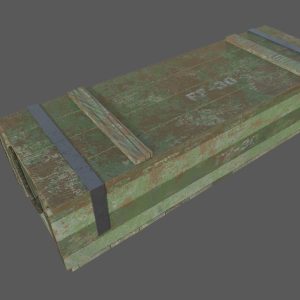 Old military crate