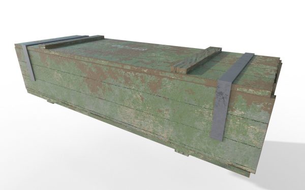 Old military crate