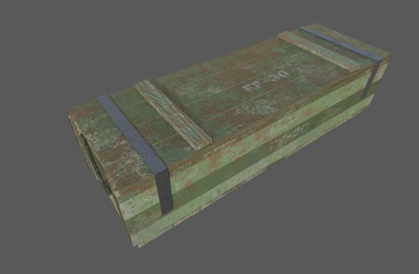 Old military crate