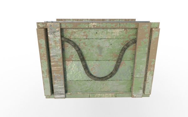 Old military crate