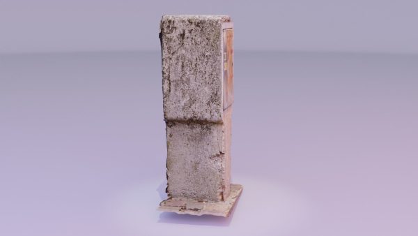 Old phone cabinet high-poly