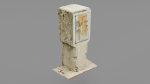 Old phone cabinet high-poly