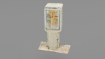 Old phone cabinet high-poly