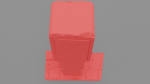 Old phone cabinet high-poly