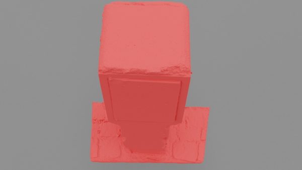 Old phone cabinet high-poly