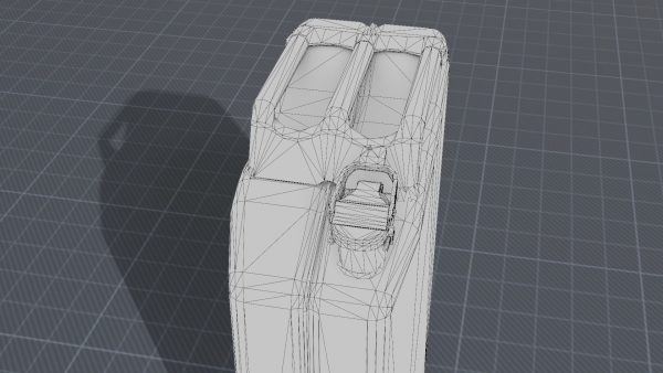 Old rusty Jerry Can 3D