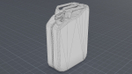 Old rusty Jerry Can 3D