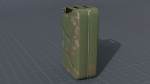 Old rusty Jerry Can 3D