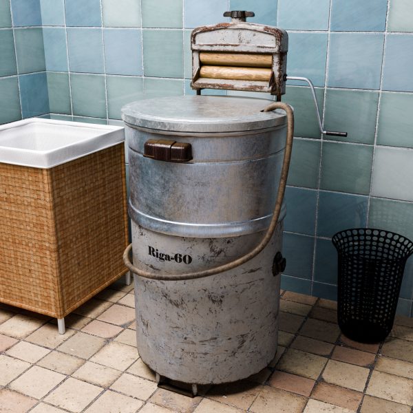 old soviet washing machine