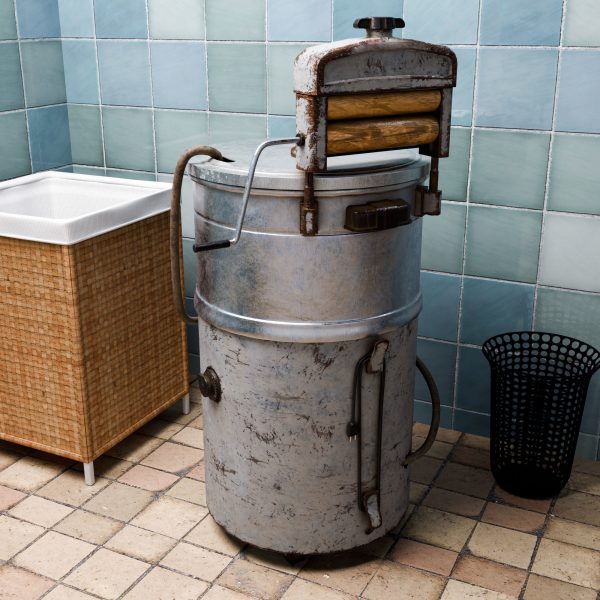 old soviet washing machine