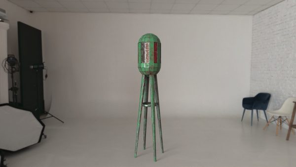 Old standing Industry Lamp
