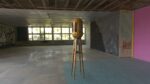 Old standing Industry Lamp