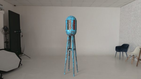 Old standing Industry Lamp