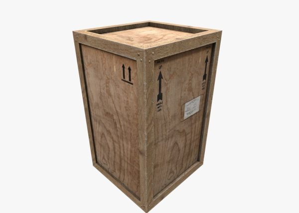 Old Wooden Cargo Crates PBR
