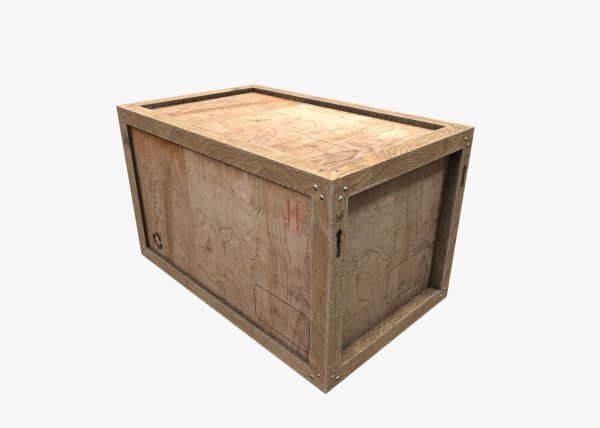 Old Wooden Cargo Crates PBR