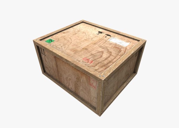 Old Wooden Cargo Crates PBR