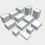 Old Wooden Cargo Crates PBR