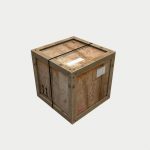 Old Wooden Cargo Crates PBR
